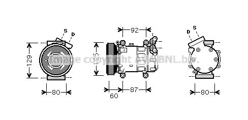 AVA QUALITY COOLING Kompressor,kliimaseade RTK080